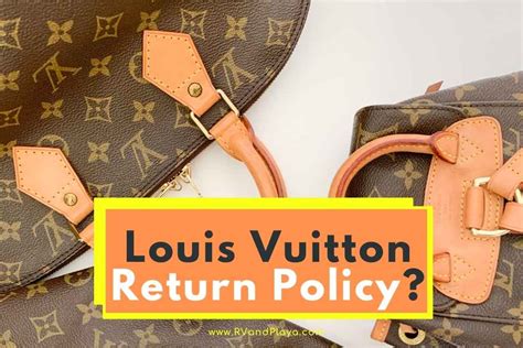 Louis Vuitton refund policy